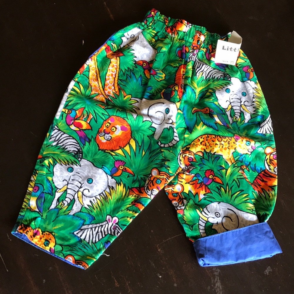 Toddler reversible pant animal print 2T